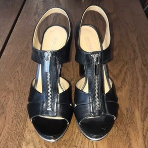 Michael Kors, platform heels, black, size 6.5